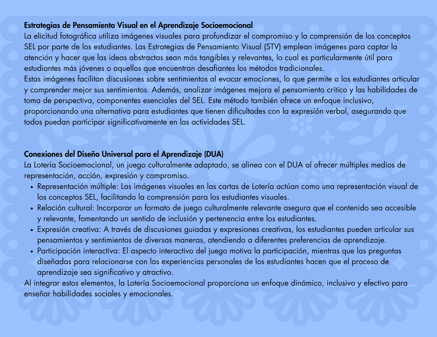 En Español - Lotería Socioemocional: Autoconciencia